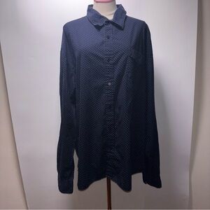 Hudson & Barrow NYC Button Front Long Sleeve Shirt Size 3X